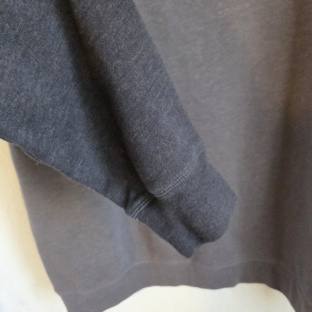 Quicksilver Men’s GreyBlack Sweatshirt Pullover Crewneck Surf Logo Plus Size XXL - Picture 4 of 14